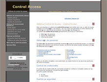 Tablet Screenshot of control-acceso.com